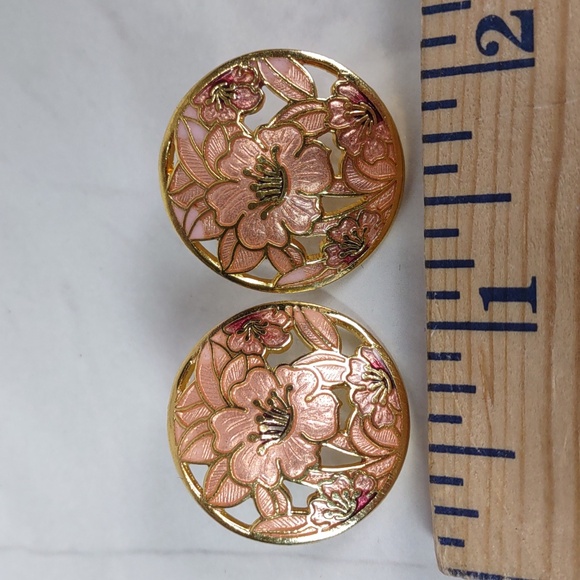 Cloisonne Earrings - Picture 2 of 4